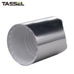 24mm Aluminum Silver Plastic Disc Cap Non Spill For Cosmetic Bottles