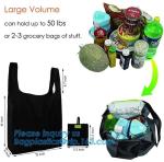 factory price custom cute animal design 190T polyester shopping bag foldable