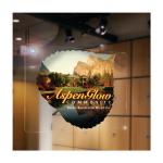 Self Adhesive Holographic Rear Projection Film 3D Transparent For Window