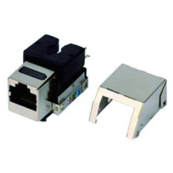 Cat.5e and Cat.6 RJ45 Keystone Jack Modules with Tool-less Type for Structured Cabling