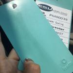 Macaroon Blue Electrostatic Metallic Powder Coat Artistic Texture
