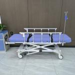 Blue Hydraulic Ambulance Stretcher Trolley Metal Imported For Patients
