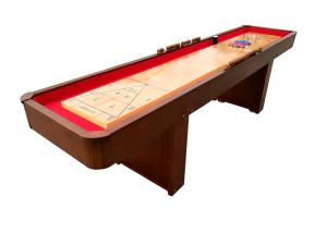 Wholesale Promotional 9 FT Shuffleboard Game Table MDF With Wood Slide Scoring from china suppliers