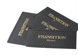 Wholesale Decorative Recycled Jeans Pu Leather Custom Clothing Patches Embossed / Debossed Logo from china suppliers