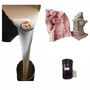 Wholesale 30 A High Viscosity Tin Cure RTV2 Silicone Rubber For Sculpture Molds Making from china suppliers