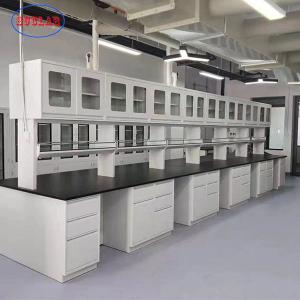China Promotion Full Steel Material Good Corrosion Resistance Laboratory Workbench with Drawers and Doors on sale