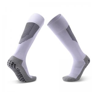 Plaid Pattern Non Slip Football Socks for Adults Training Soft and Thickened Long Tube