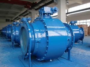 Wholesale Anti Static Three Piece Fire Safe Trunnion Ball Valve from china suppliers