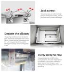 Efficiency 30L Commercial Hotel Gas Stove With 4-12 Kw Power