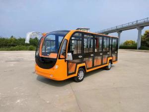 Wholesale Orange Color Electric Sightseeing Bus With 72V Battery 14 Seater from china suppliers