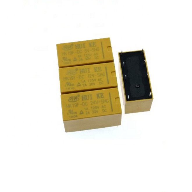 Hot selling HK19F-DC5V-SHG HK19F-DC12V-SHG HK19F-DC24V-SHG 5V 12V 24V DIP-8 Relays original