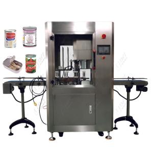 Wholesale Aluminum Tomato Canning Machine Milk Powder Nitrogen Tin Can Seaming Machine from china suppliers