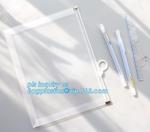 Promotional stationery set PVC bag pencil set, zipper office stationery pouch