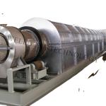 Cassava Flour Rotary Kiln Dryer 120 - 500℃ Drying Temperature CS Material