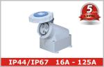 Waterproof Socket CEE Outlet IP67 Industrial Power Receptacle 3P 4P 5P