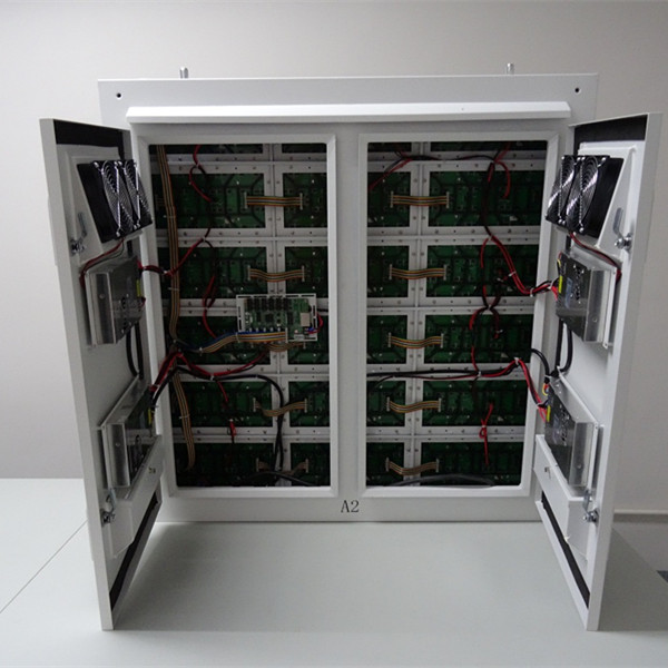 Lightweight HD 10mm Outdoor Fixed LED Display For Roadside 1/4 Scan Mode