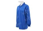 Breathable Custom Work Shirts Long Sleeve Mid Blue Color With Metal Snaps