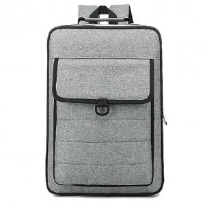 Wholesale Gray Polyester Material Canvas Laptop Backpack Multifunction Laptop Bag from china suppliers