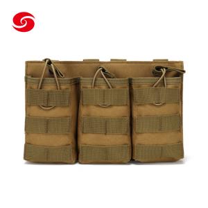 China Army 600d Polyester Magazine Pouch Tactical Drop Leg M4 Triple on sale