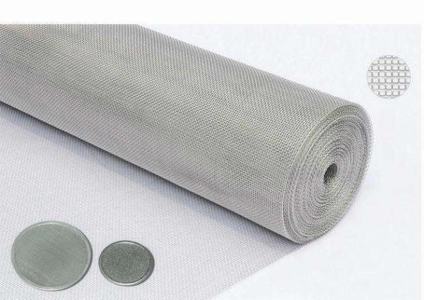 Fine Filtration Stainless Steel Sieve Mesh , 50mesh 100mesh Plain Steel Wire