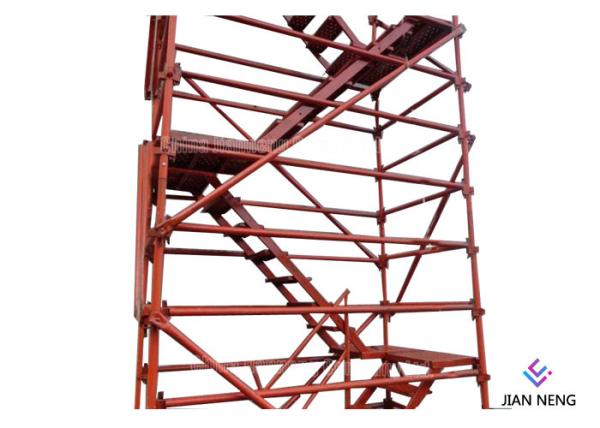 2500X1200mm Highways Scaffold Stair Tower Good Overall Stability With Twin