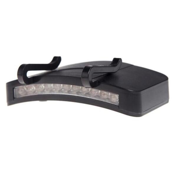 Clip On Outdoor Camping Lights , 132lm AAA Batteries 11 LED Hat Light