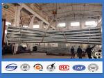 7.6M Conical Tapered Hot dip Galvanized Street Lamp Steel Pole