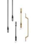 Popular zinc Chinese European-style retro no-hole black self-tapping screws door