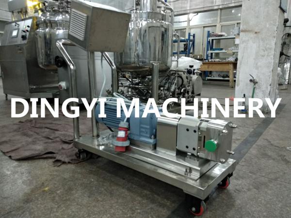 Butterfly Rotor Lobe Sanitary Positive Displacement Pump Chocolate / Yogurt