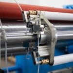0.009-0.03mm Raw Material Semi-automatic 2 Spindles Aluminium Foil Rewinding