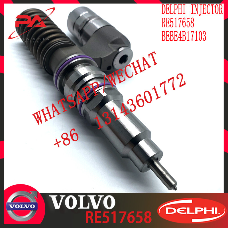 Diesel Engine Fuel injector RE517658 BEBE4B17103 A3 for V-O-L-V 6125 TIER 2 -OH - HIGH POWER