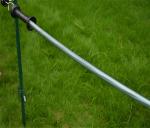 Galvanized Steel HDL012*B 495g Outdoor Electric Fence Gate Handles