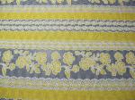 Elegant Cotton Polyester Lace Fabric Burnout Lace Orange for Lady Dress /