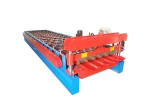 Wholesale 980mm Trapezoid Wave Tile Corraugated 5.5kw Sheet Metal Roll Forming Machines from china suppliers