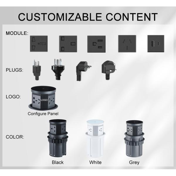 High Quality Waterproof Power Socket Strip Extension UK Standard Plug Socket IP44 Tabletop Design for Easy Use