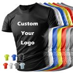 Custom Puff Print Boxy Thick Collar Soft Sublimation Shirts Heavyweigh