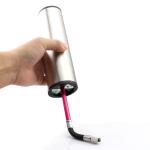 NEW Mini stainless steel Portable Bicycle compact tyre inflator AP-101C3