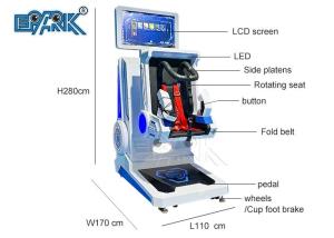 Wholesale 360 Degree Rotatable 9d VR Chair Single Seat Play Station Simulator Game from china suppliers
