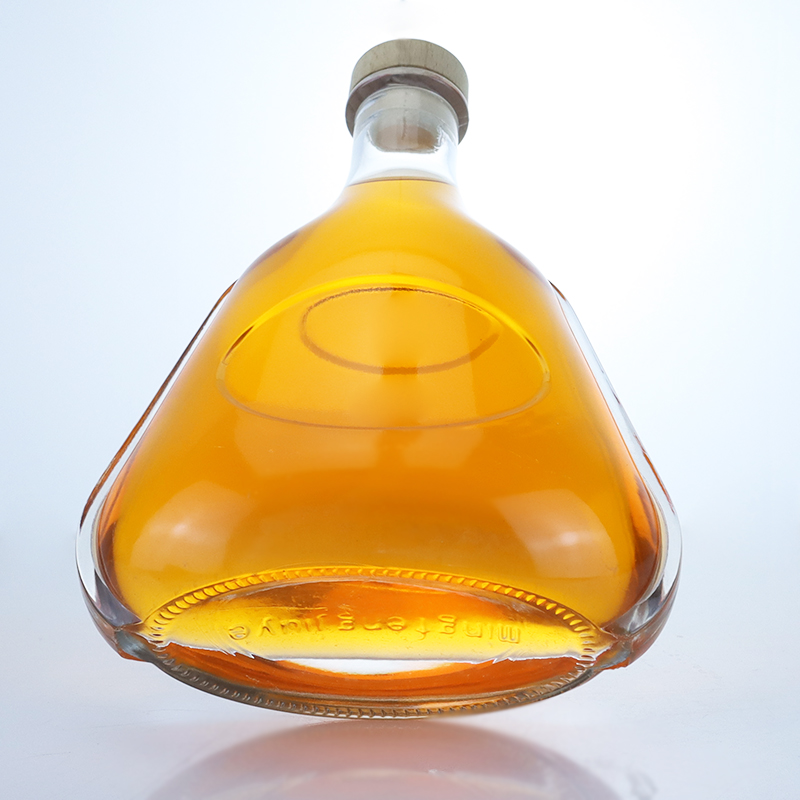 Clear or Customized 700ml Glass Bottle for Gin Rum Champagne Brandy Whisky Liquor