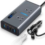 200W Electric Dc To Ac Power Inverter For Car 200W Usb Fast Charging 12V Dc To