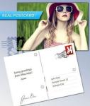 PLASTIC LENTICULAR custom 3D lenticular wallpaper card wholesale 3D postcard