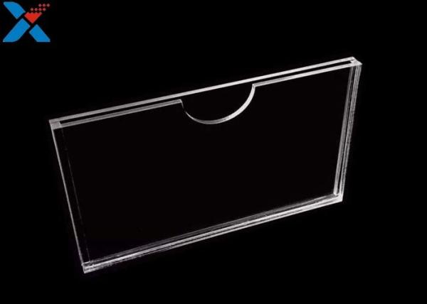 Horizontal Acrylic Double Sided Poster Holder Transparent Organic Photo Insert
