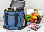 Premium quality Ice Insulated oxford wine bottle cooler bag for six wines