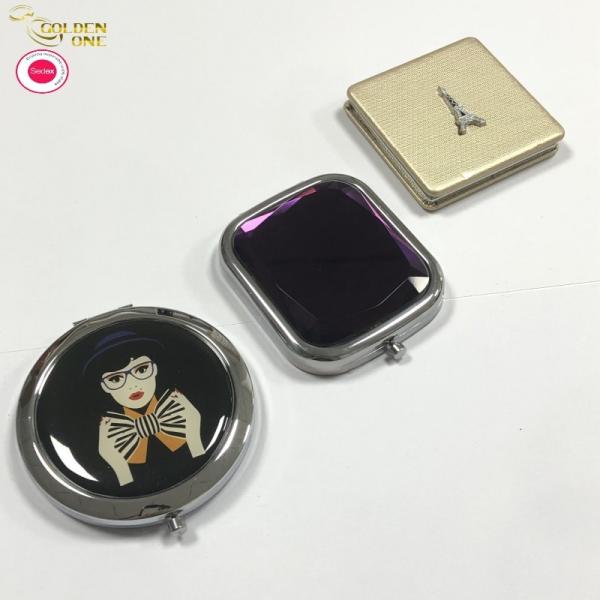 Hot Sale Small Magnetic Custom Shape Pocket Portable Folding Ladies Makeup