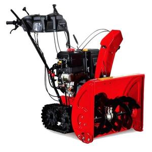 China Single-handed Gasoline Track 13HP Snow Blower Rubber Track Jinhua Wuyi on sale