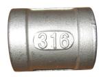 150lbs 1/2" 1/4" Bsp Stainless Steel Pipe Fittings Female Threaded Equal