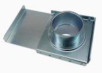 Dust Collection Fitting Manual Self Cleaning Blast Gates Galvanized Steel 4 Inch