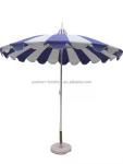 8.5 ft durable stainless steel pole white umbrella pagoda light weight pagoda