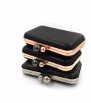 2019 hot sale rose gold metal purse frame cross iron evening bag frame with ball