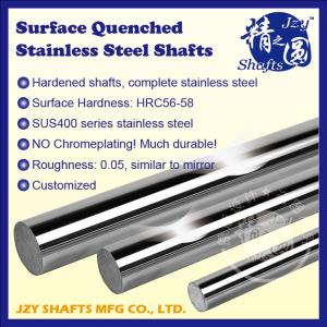 Wholesale precision surface quenching stainless steel bright round bars HRC56-58 roughness 0.05 from china suppliers